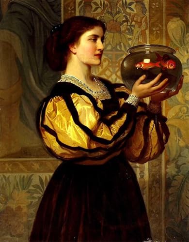 Pintura de Charles Perugini en lienzo para dar vida y color a las paredes vacías de casa