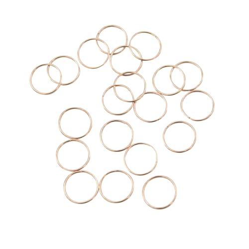120 anillos para trenzas de cabello en metal miniatura 6