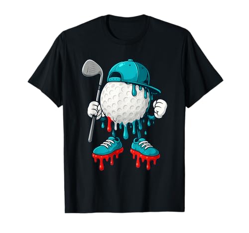 Ice Cream Drip Golf T-Shirt