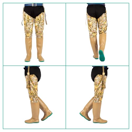 Hip Waders Waders Leves De Quadril Para Homens, Botas De Pesca Respiráveis ​​de Joelho Alto, Waders