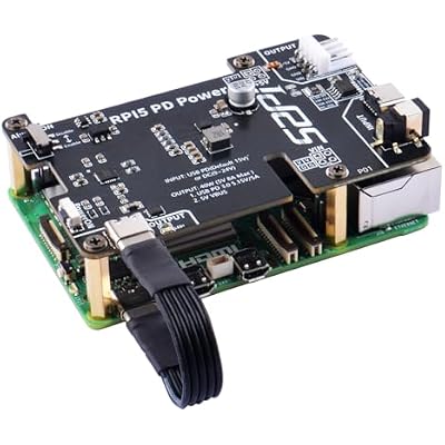GeeekPi PD Power Expansion Board for Raspberry Pi 5 16GB/8GB/4GB/2GB, with Always-ON Switch, Automatic Startup and Manual Power Control Function