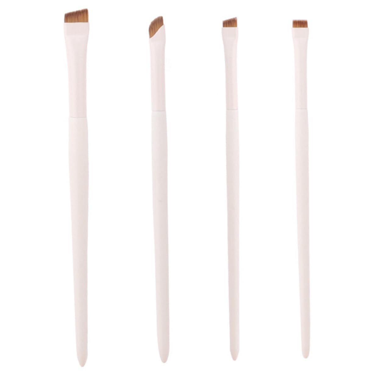 NOLITOY Eyeliner Brush Set 4 Piece Makeup Brush Kit for Eyeliner Eyebrow and Eyeshadow Application for Eye Makeup and Travel