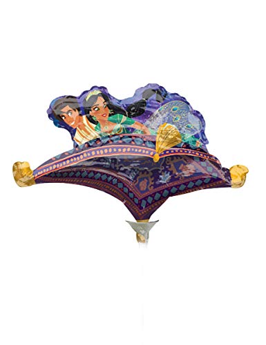 Amscan 4022602 Party Globo Aladdin Mini Forma 36cm, Multicolor