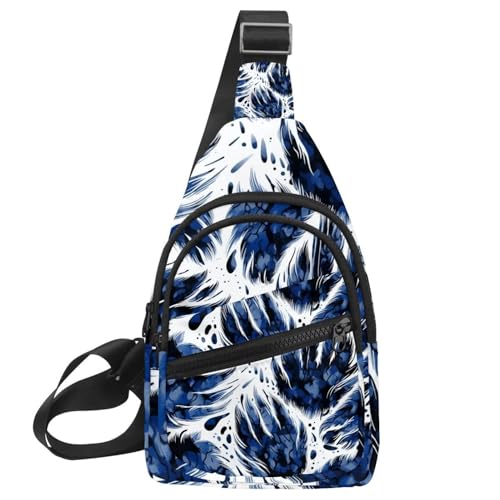 Mochila cruzada para correr y viajar con correa ajustable multicolor