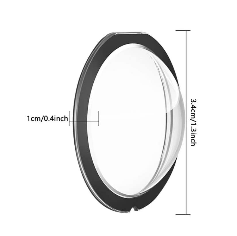 Dubbele Lensbeschermers voor X3 Panoramische Camera, Pc-beschermhoes Krasbestendige Kleverige Lensbeschermer voor X3 Panoramische Lensaccessoires