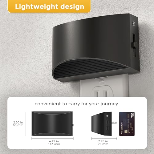 Image of L LOHAS LED Night Lights Plug into Wall, 2 Pack Dimmable Modern LED Bright Night Light for Kids,Dusk to Dawn Sensor, 0-150LM Adjustable Brightness,Soft White 3000K, for Hallway Bedroom Stairway
