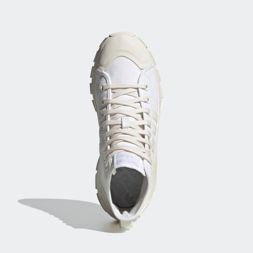 adidas Nizza High XY22 Tênis masculino, Branco nuvem/branco giz