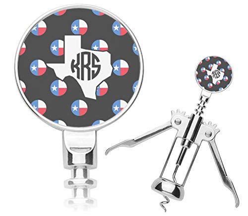 Personalized Texas Polka Dots Corkscrew