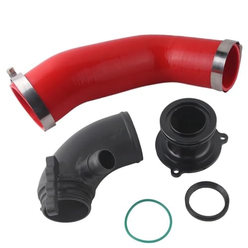 For Octavia For Mk3 For Vrs For 5e 1.8t Intake Hose Pipe Turbo Inlet Elbow Muffler Delete Ea888 3gen Engine Car Air Intake Hose(Red)(Red)