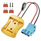RVBOATPAT Power Wheel Battery Adapter for Dewalt 20V Battery Adapter with Wire Harness Connector Compatible with Peg-Perego Children's Riding Toys