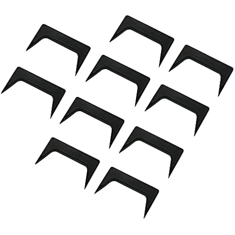 UPTTHOW 10PCS Pinch Dogs Woodworking 2inch Wood Clamps Square Back Tapered Legs Woodworking Glued Panel Table Stool Top Plank Edge Post Assembly Clamping Tools 2" Cover