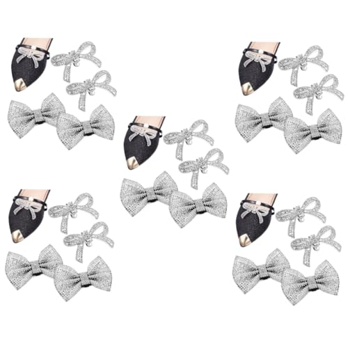 Clip de chaussure d'arc ornement amovible et pinces de décoration pour escarpins