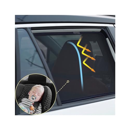 Pare-soleil voiture Nissan Qashqai J11 anti uv rideau magnétique occultant contre la chaleur - 5