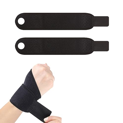 1 Paio Tutore Polso Nero Polsiera Ortopedica Tutore Polso Sinistra e Destra Taglia Unica Tutore Pollice Tunnel Carpale per Polso Tendinite Fascia Elastica Supporto Polso per Sollievo dal Dolore