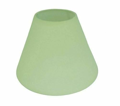 9" (23cm) Cotton Textured Fabric Coolie Light Shade Table Ceiling Lamp Shades (Light Green)