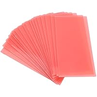 ANKROYU 18pcs Dental Base Wax, Modellier Wax Dental Red Dental Wax Zahnarzt Hilfsmaterial Dental Wax Sheet Supply For Clinical Trial Teeth, Zahnwachs jewelry wax dental Grundplattenwachs