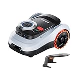 Segway Navimow i215 LiDAR Robot Tagliaerba Senza Filo Perimetrale Kit con Garage M, Sistema LiDAR e Sistema a Doppia Visione, Mappatura Automatica, Ruote Fuoristrada, 1500 m² (Spedito separatamente)