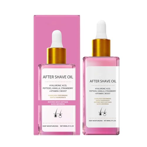 Bálsamo corporal de cuidado del cuerpo, bálsamo para después del afeitado de aceite, depilación corporal, 90 ml de aceite hidratante posterior al afeitado después del afeitado que promueve la piel lis