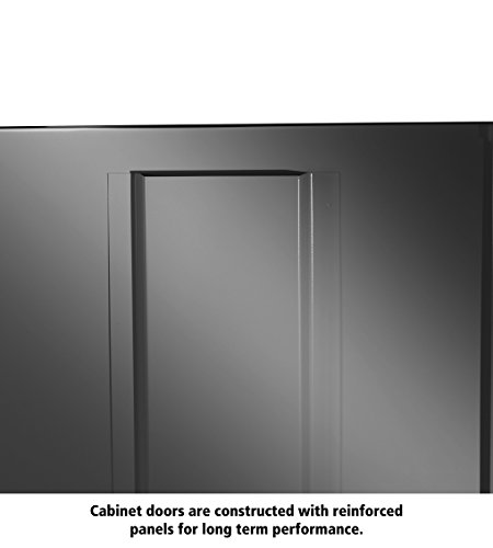 Tennsco Assembled Jumbo Steel Storage Cabinet, 48w X 18d X 78h, Black - Thumbnail 3