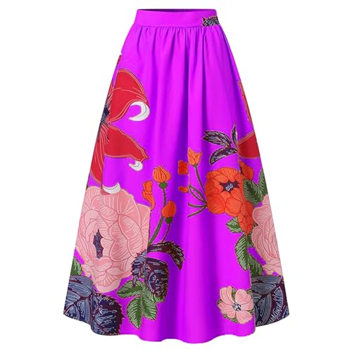 Robe en tricot imprimé floral pour silhouette élancée S - 2