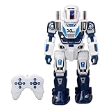 SilverLit Programme A bot XL Large Robot Toy with 48 Commands, Remote Control, Motion Control, Dance Moves and More! Fun Interactive Toy for Kids, Silver