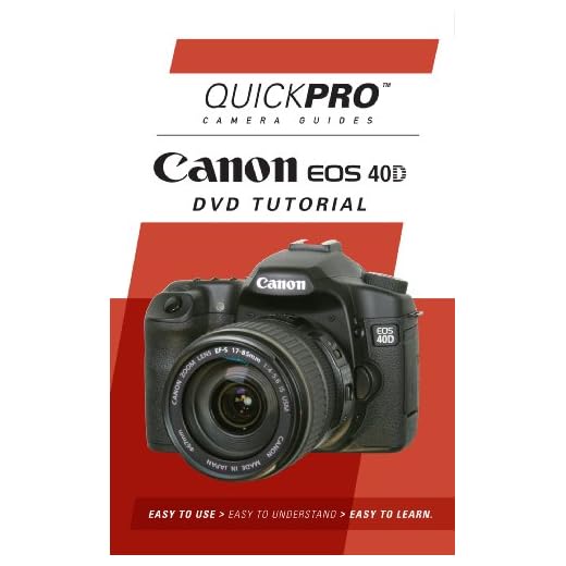 Canon 40D Instructional DVD by QuickPro Camera Guides
