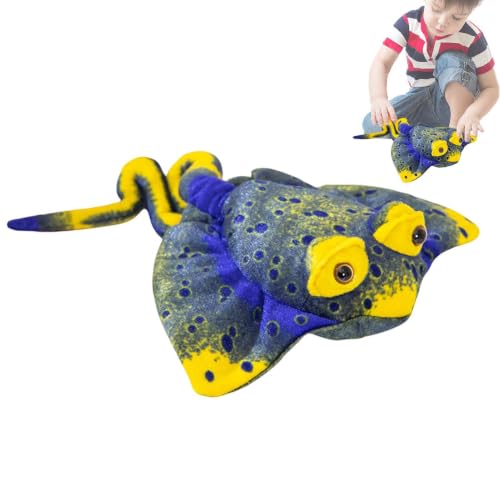 peluche de pescado, peluches de pescado, animales de colección de felpa suave - manta suave realista, animales para el hogar, sala de estar, dormitorio