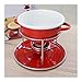 CHUANGRUN Zestaw garnków do fondue kuchennych, emaliowany żeliwny zestaw fondue do sera, podgrzewacz do masła, do fondue czekoladowych lub fondue sera, pomysł na parapetówkę lub prezent urodzinowy