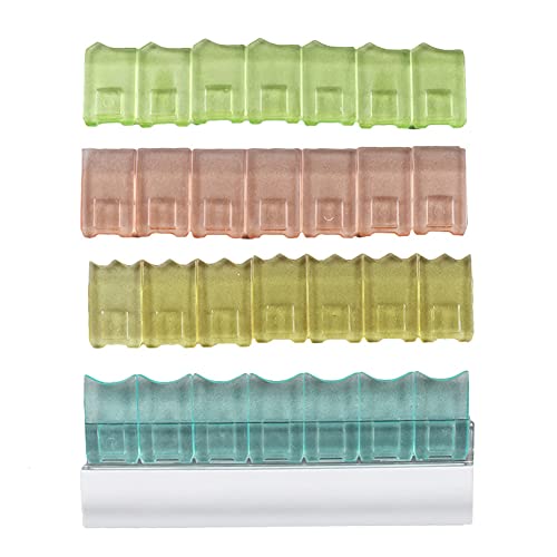 Grand Ensemble De Grattoirs à Gâteau En Acrylique Transparent, Polisseuse De Crème Au Beurre De Décoration En Dents De Scie En Plastique, Ensemble De Grattoir à Gâteau Plus Lisse, Outil De Polissage D