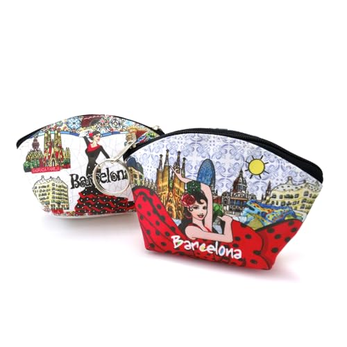 BDM Barcelona Wallet, Park Güell Wallet, Various Models of Travel Souvenirs, Sagrada Familia, Gaudí Mosaic, Barcelona Souvenir4