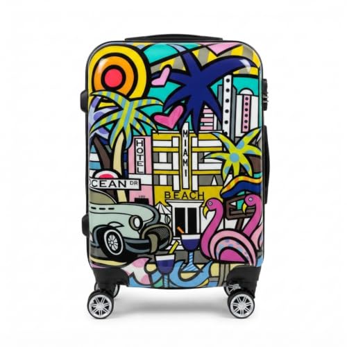 Avenuedusac- Valise Cabine 55 cm Rigide 4 Double Roues 360°"