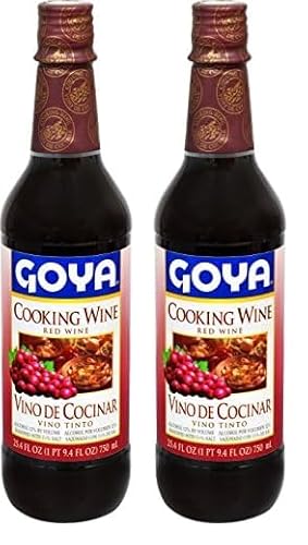 Goya Red Cooking Wine, 25.4 oz (Pack of 2)