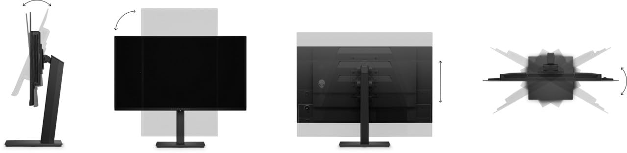 Monitor do gier Alienware 27 - AW2726DM, QHD (2560x1440), 240Hz, QD OLED, 0,03 ms, AMD FreeSync Premium, VESA AdaptiveSync, 99% DCI-P3, HDR10, DisplayPort, 2 HDMI, 3 lata