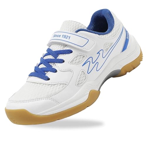 cungel Kids Volleyball Tennis Pickleball Badminton Shoes...