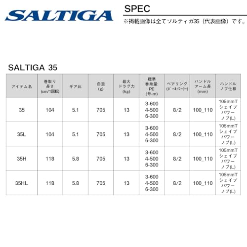 ダイワ(DAIWA) ジギングベイトリール SALTIGA(ソルティガ)35L 6枚目