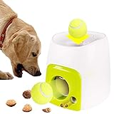 Lanzador automático de pelotas de tenis para perros, máquina de juguete interactiva, lanzador automático de bolas de perro, tenis para interiores y exteriores
