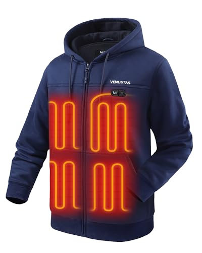 Amazon.com: Venustas 12V Dual-Control Heated Hoodie with Battery