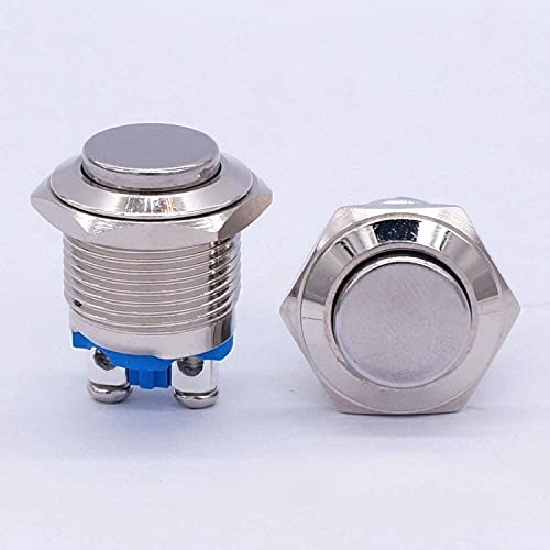 Bouton poussoir métal 16mm interrupteur industriel