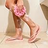 STQ Quickly Dry Shower Shoes Women's Non-Slip Pool Beach Dorm Water Sandals Orthopedic Shower Flip Flops with Arch Support Drain Holes Rose Pink Size 9 #1