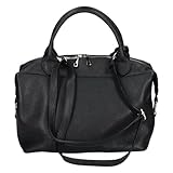  Bottega Carele Bauletto in vera pelle made in Italy BC110 (nero)