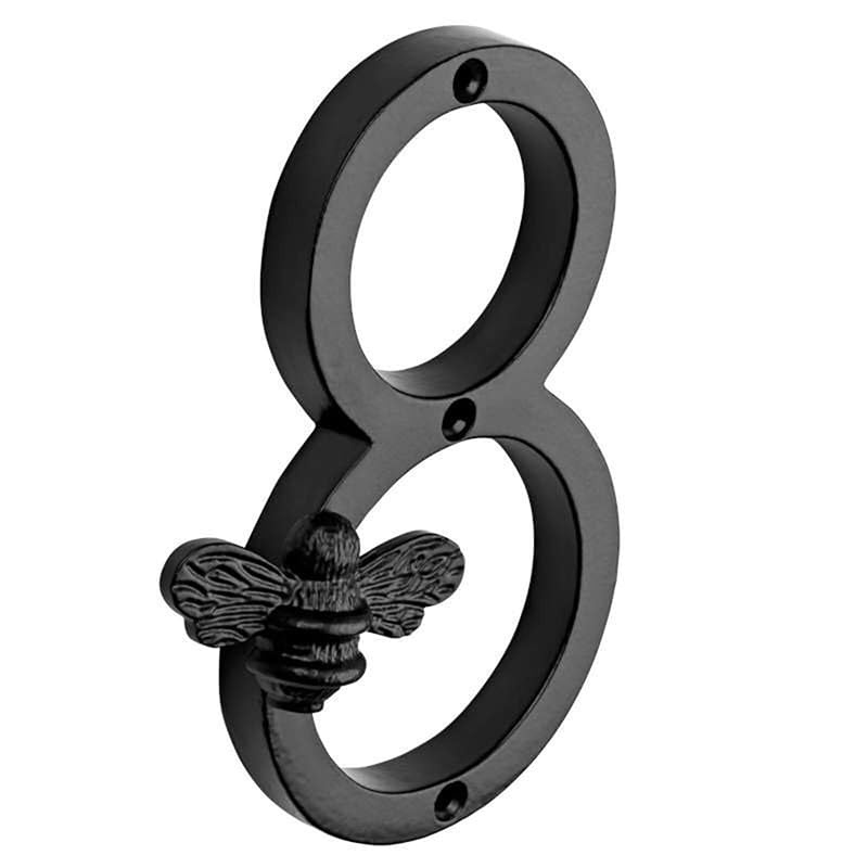 Bee House Number Sign 3D Door Mailbox Numbers 0-9 Self Adhesive House Door Numbers House Street Address Numbers Stickers for Apartment House Room Office Cars