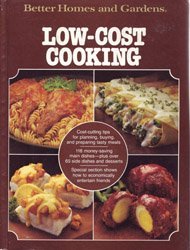 Hardcover Better Homes And Gardens Low-Cost Cooking Book
