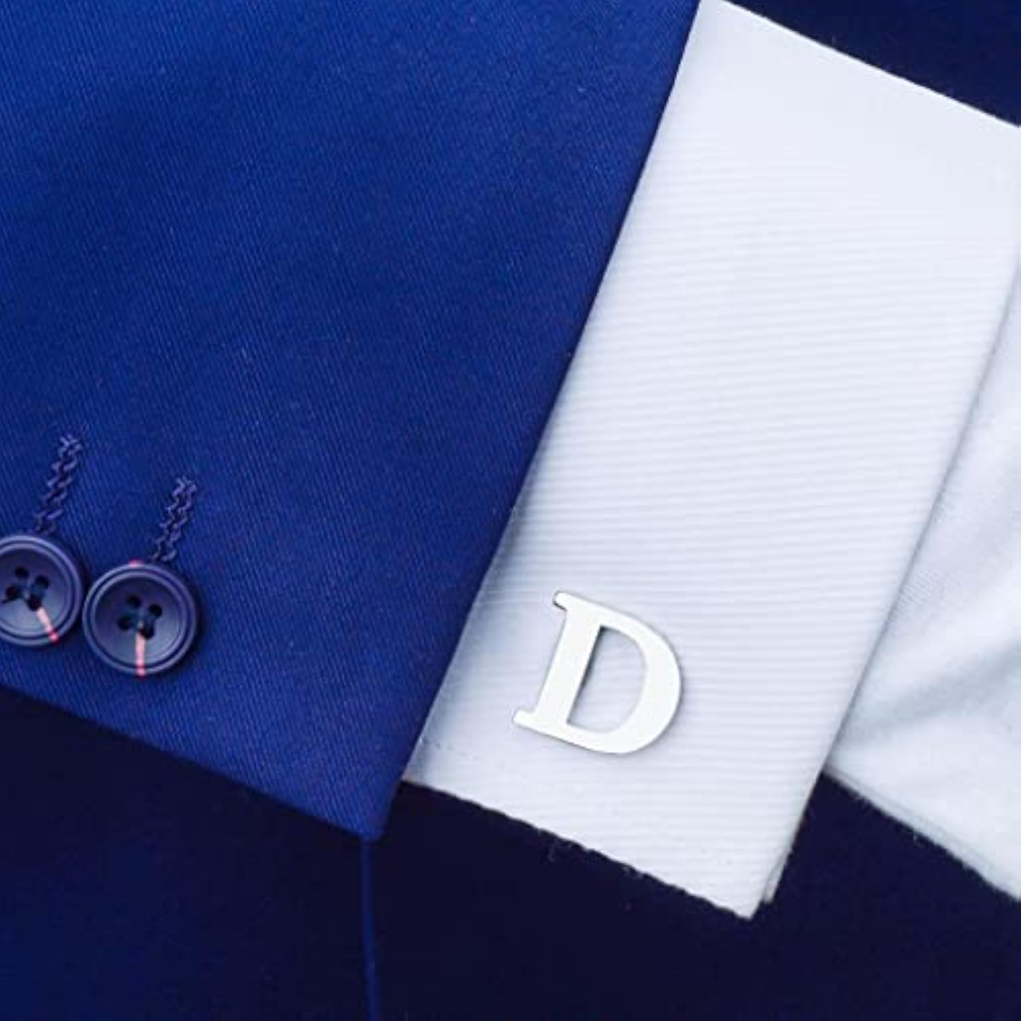 Alphabet Cuff Links for Groomsmen