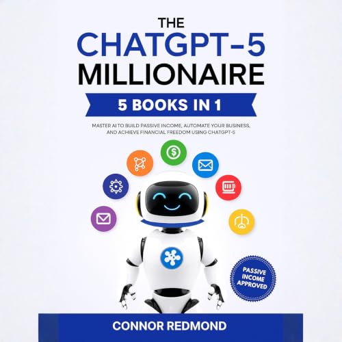 『The ChatGPT-5 Millionaire: The Complete 5 in 1 Collection』のカバーアート