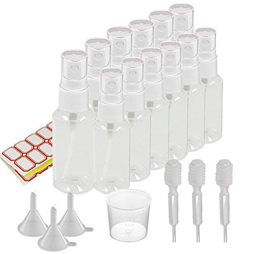 Preisvergleich Produktbild Fine Mist Sprühflaschen Reiseflaschen Set Toiletries Flüssigkeitsbehälter für Kosmetik Make-up Kleine Trichter Pipetten Messbecher