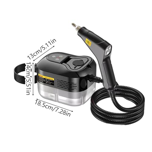 Limpiador a vapor de mano con 8 accesorios potente para desinfectar azulejos y tapicería 6