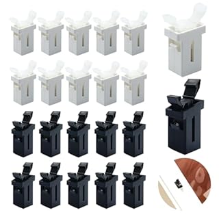 20 Pcs Bin Lid Clasps Set Compatible with Brabantia Waste Bins, Touch Top Lid Bin Latch Lock, Flexible Bin Lid Catch Compatible with Brabantia Waste Bins 20L, 30L, 40L, 45L, 50L