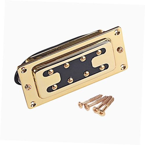 FAVOMOTO Golden Humbucking Pickups 4 Strings Electric Guitar Pickups Bass Humbucker Pickup Copper Shell