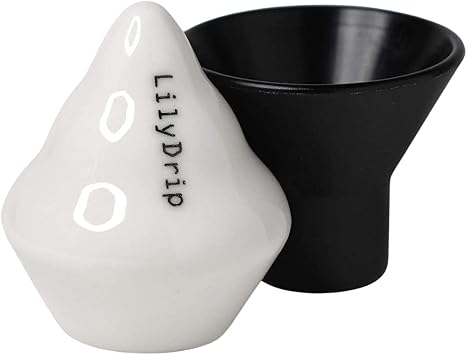 Ceramic Pour Over Coffee Maker Set Makes Coffee Taste Better, Hand Drip Coffee Maker Brews More Evenly with Better Extraction, Coffee Dripper Set Improves Flow Rate, Fits V60, Origami - COS