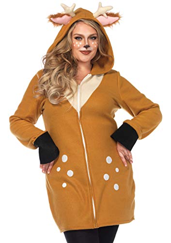 Leg Avenue Women s Costume, Brown Khaki, 1X 2X